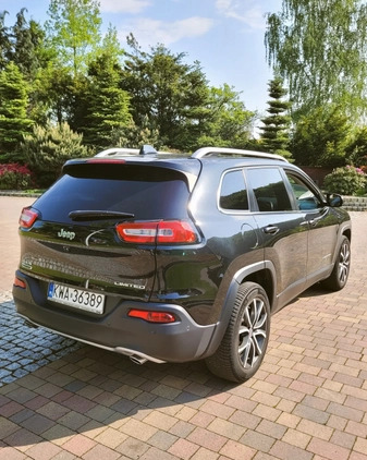 Jeep Cherokee cena 79500 przebieg: 130100, rok produkcji 2014 z Wadowice małe 92